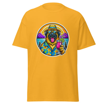 "Dogs On Vacation"-Kollektion - Leonberger - Klassisches Unisex-T-Shirt - 13 verschiedene Farben