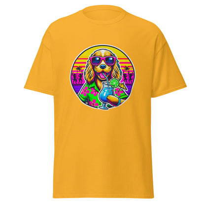 "Dogs On Vacation"-Kollektion - Cocker-Spaniel - Klassisches Unisex-T-Shirt - 13 verschiedene Farben