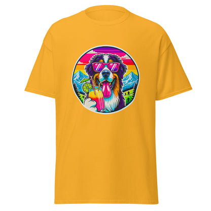 "Dogs On Vacation"-Kollektion - Bernhardiner - Klassisches Unisex-T-Shirt - 13 verschiedene Farben