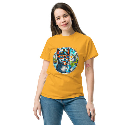 "Dogs On Vacation"-Kollektion - Schipperke - Klassisches Unisex-T-Shirt - 13 verschiedene Farben