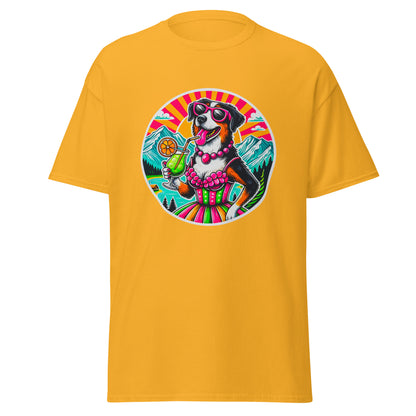 "Dogs On Vacation"-Kollektion - Schweizer Sennenhund - Klassisches Unisex-T-Shirt - 13 verschiedene Farben