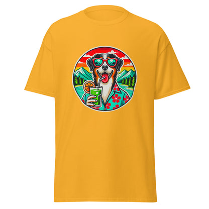 "Dogs On Vacation"-Kollektion - Schweizer Sennenhund #3 - Klassisches Unisex-T-Shirt - 13 verschiedene Farben