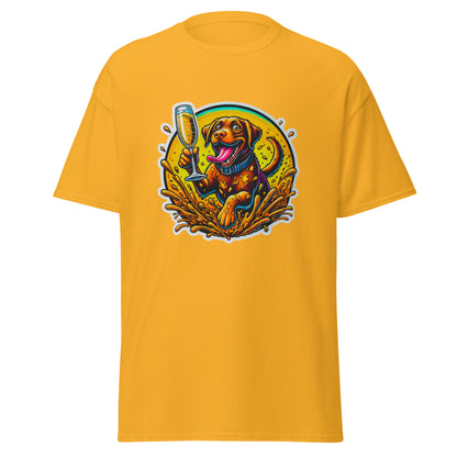 "Dogs On Vacation"-Kollektion - Brown Labbi - Klassisches Unisex-T-Shirt - 13 verschiedene Farben