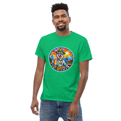 "Dogs On Vacation"-Kollektion - European Sled Dog - Klassisches Unisex-T-Shirt - 13 verschiedene Farben