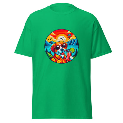 "Dogs On Vacation"-Kollektion - Beagle - Klassisches Unisex-T-Shirt - 13 verschiedene Farben
