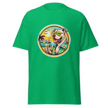 "Dogs On Vacation"-Kollektion - Staffordshire-Terrier #2 - Klassisches Unisex-T-Shirt - 13 verschiedene Farben