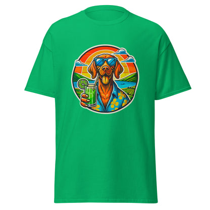 "Dogs On Vacation"-Kollektion - Viszla - Klassisches Unisex-T-Shirt - 13 verschiedene Farben