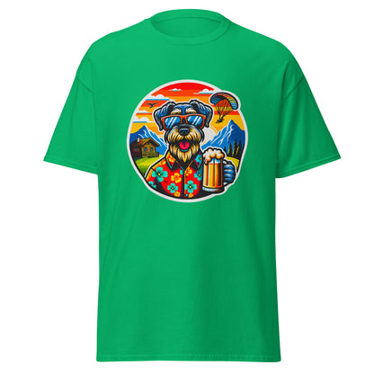 Klassisches Unisex T-Shirt"Dogs On Vacation"-Kollektion - Riesenschnauzer in Bavaria - Klassisches Unisex-T-Shirt - 13 verschiedene Farben
