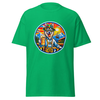 "Dogs On Vacation"-Kollektion - European Sledgedog - Klassisches Unisex-T-Shirt - 13 verschiedene Farben