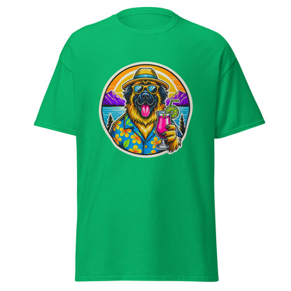 "Dogs On Vacation"-Kollektion - Leonberger - Klassisches Unisex-T-Shirt - 13 verschiedene Farben