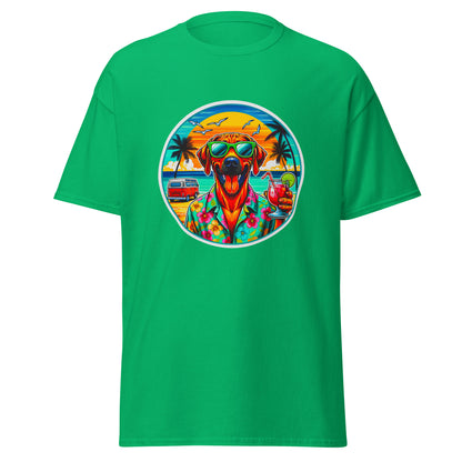 "Dogs On Vacation"-Kollektion - Rhodesian Ridgeback - Klassisches Unisex-T-Shirt - 13 verschiedene Farben