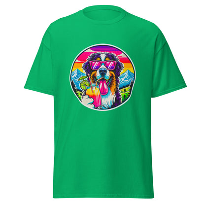 "Dogs On Vacation"-Kollektion - Bernhardiner - Klassisches Unisex-T-Shirt - 13 verschiedene Farben
