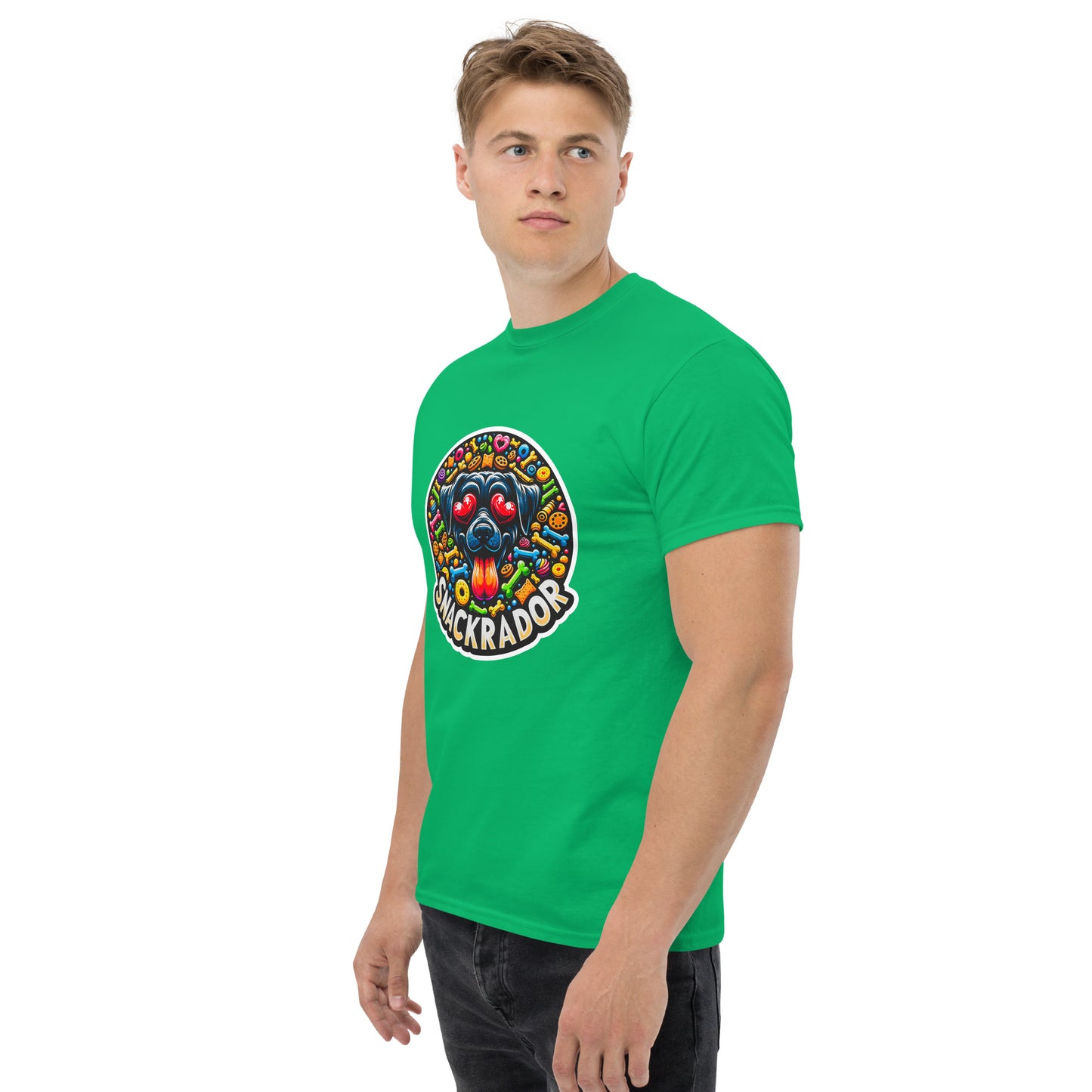 "Snackrador!" - Klassisches Unisex-T-Shirt - Grün