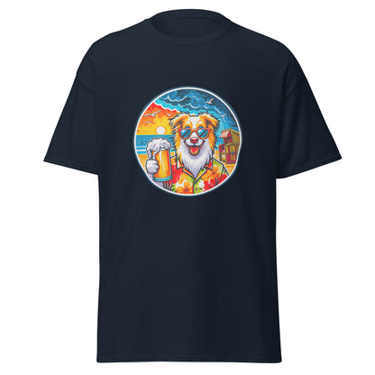 "Dogs On Vacation"-Kollektion - Australian Shepherd #2 (at Baltic Sea) - Klassisches Unisex-T-Shirt - 13 verschiedene Farben