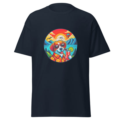 "Dogs On Vacation"-Kollektion - Beagle - Klassisches Unisex-T-Shirt - 13 verschiedene Farben