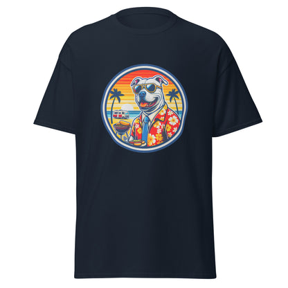 "Dogs On Vacation"-Kollektion - Staffordshire-Terrier #1 - Klassisches Unisex-T-Shirt - 13 verschiedene Farben