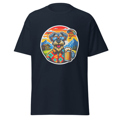 Klassisches Unisex T-Shirt"Dogs On Vacation"-Kollektion - Riesenschnauzer in Bavaria - Klassisches Unisex-T-Shirt - 13 verschiedene Farben