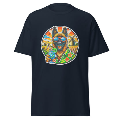 "Dogs On Vacation"-Kollektion - Dutch Shepherd  - Klassisches Unisex-T-Shirt - 13 verschiedene Farben