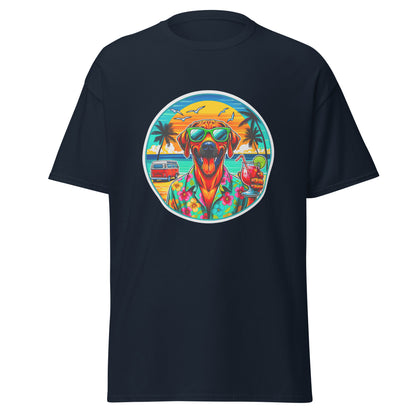 "Dogs On Vacation"-Kollektion - Rhodesian Ridgeback - Klassisches Unisex-T-Shirt - 13 verschiedene Farben