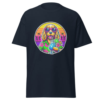 "Dogs On Vacation"-Kollektion - Cocker-Spaniel - Klassisches Unisex-T-Shirt - 13 verschiedene Farben
