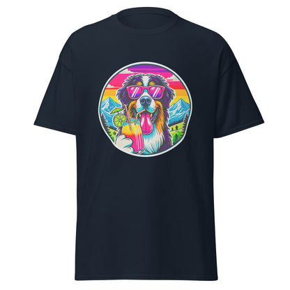 "Dogs On Vacation"-Kollektion - Bernhardiner - Klassisches Unisex-T-Shirt - 13 verschiedene Farben