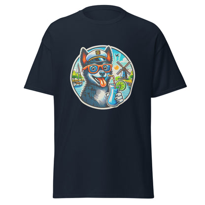 "Dogs On Vacation"-Kollektion - Schipperke - Klassisches Unisex-T-Shirt - 13 verschiedene Farben