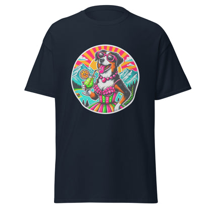 "Dogs On Vacation"-Kollektion - Schweizer Sennenhund - Klassisches Unisex-T-Shirt - 13 verschiedene Farben