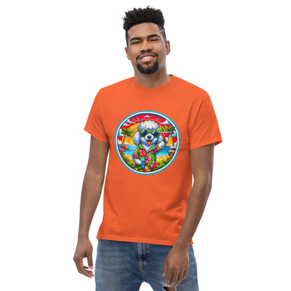 "Dogs On Vacation"-Kollektion - Schafspudel #1 - Klassisches Unisex-T-Shirt - 13 verschiedene Farben