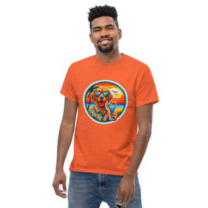 "Dogs On Vacation"-Kollektion - Viszla - Klassisches Unisex-T-Shirt - 13 verschiedene Farben