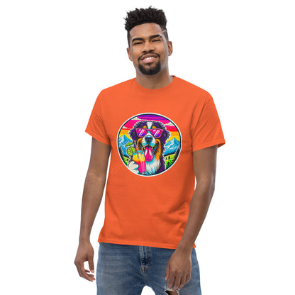 "Dogs On Vacation"-Kollektion - Bernhardiner - Klassisches Unisex-T-Shirt - 13 verschiedene Farben