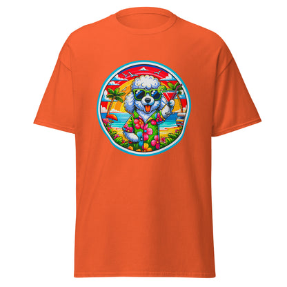 "Dogs On Vacation"-Kollektion - Schafspudel #1 - Klassisches Unisex-T-Shirt - 13 verschiedene Farben