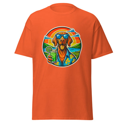 "Dogs On Vacation"-Kollektion - Viszla - Klassisches Unisex-T-Shirt - 13 verschiedene Farben