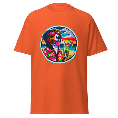 "Dogs On Vacation"-Kollektion - Swiss Mountain Dog #1 - Klassisches Unisex-T-Shirt - 13 verschiedene Farben