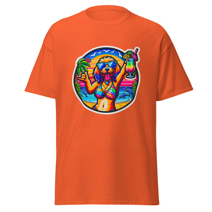 "Dogs On Vacation"-Kollektion - Blonde Havaneser #3 (female) - Klassisches Unisex-T-Shirt - 13 verschiedene Farben