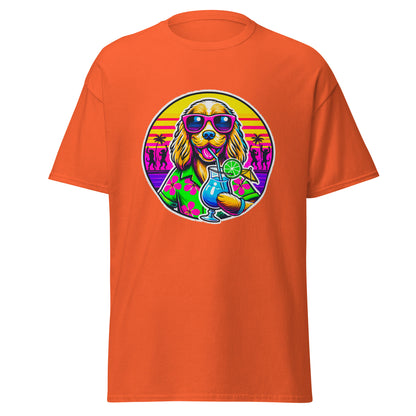 "Dogs On Vacation"-Kollektion - Cocker-Spaniel - Klassisches Unisex-T-Shirt - 13 verschiedene Farben