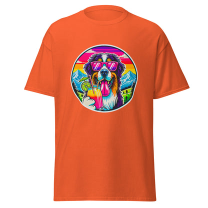 "Dogs On Vacation"-Kollektion - Bernhardiner - Klassisches Unisex-T-Shirt - 13 verschiedene Farben