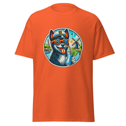 "Dogs On Vacation"-Kollektion - Schipperke - Klassisches Unisex-T-Shirt - 13 verschiedene Farben