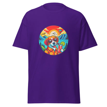 "Dogs On Vacation"-Kollektion - Beagle - Klassisches Unisex-T-Shirt - 13 verschiedene Farben