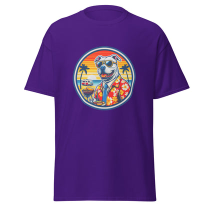 "Dogs On Vacation"-Kollektion - Staffordshire-Terrier #1 - Klassisches Unisex-T-Shirt - 13 verschiedene Farben