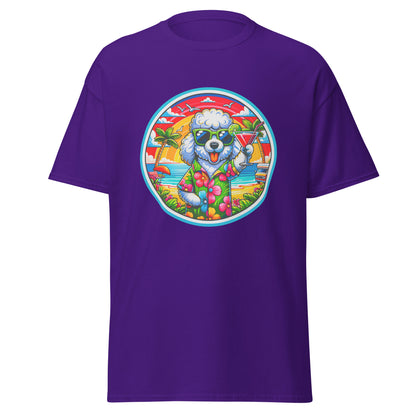 "Dogs On Vacation"-Kollektion - Schafspudel #1 - Klassisches Unisex-T-Shirt - 13 verschiedene Farben