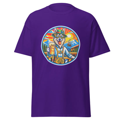 "Dogs On Vacation"-Kollektion - European Sledgedog - Klassisches Unisex-T-Shirt - 13 verschiedene Farben