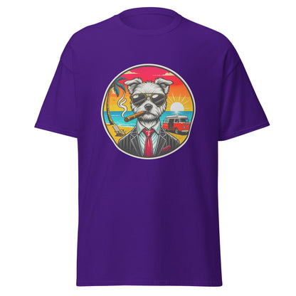 "Dogs On Vacation"-Kollektion - Malteser (Ivo) - Klassisches Unisex-T-Shirt - 13 verschiedene Farben