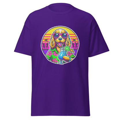 "Dogs On Vacation"-Kollektion - Cocker-Spaniel - Klassisches Unisex-T-Shirt - 13 verschiedene Farben