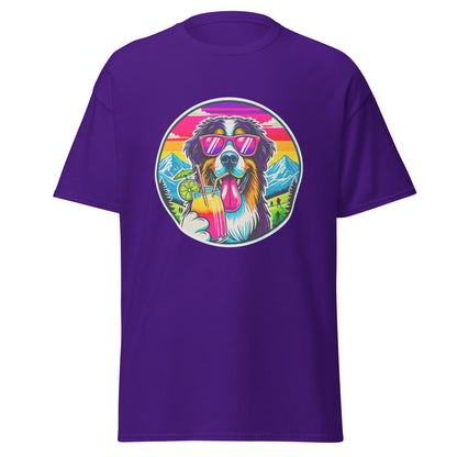 "Dogs On Vacation"-Kollektion - Bernhardiner - Klassisches Unisex-T-Shirt - 13 verschiedene Farben