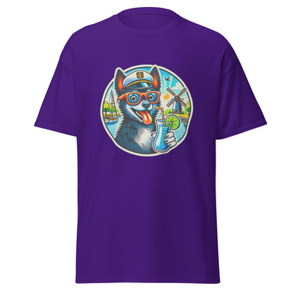 "Dogs On Vacation"-Kollektion - Schipperke - Klassisches Unisex-T-Shirt - 13 verschiedene Farben