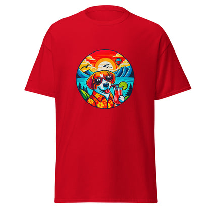 "Dogs On Vacation"-Kollektion - Beagle - Klassisches Unisex-T-Shirt - 13 verschiedene Farben