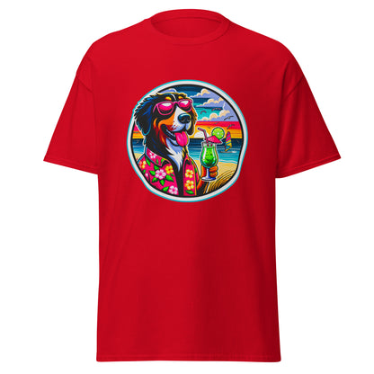 "Dogs On Vacation"-Kollektion - Swiss Mountain Dog #1 - Klassisches Unisex-T-Shirt - 13 verschiedene Farben