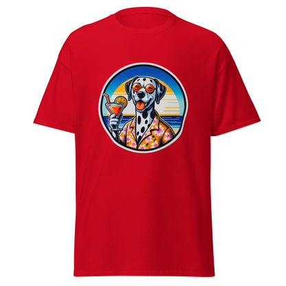 "Dogs On Vacation"-Kollektion - Dalmatiner - Klassisches Unisex-T-Shirt - 13 verschiedene Farben