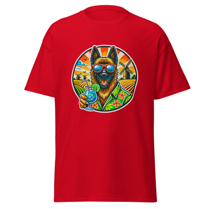 "Dogs On Vacation"-Kollektion - Dutch Shepherd  - Klassisches Unisex-T-Shirt - 13 verschiedene Farben