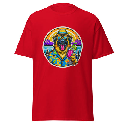 "Dogs On Vacation"-Kollektion - Leonberger - Klassisches Unisex-T-Shirt - 13 verschiedene Farben